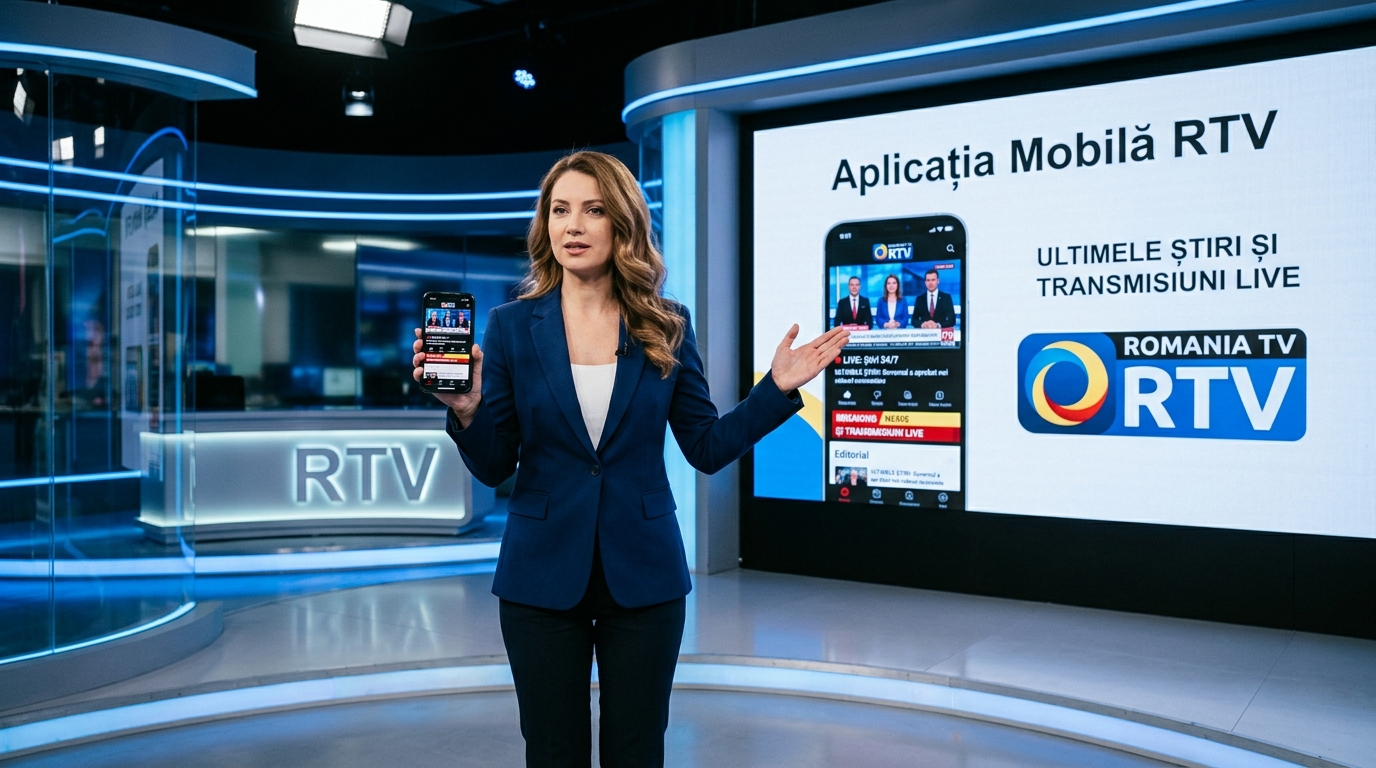 Romania TV live news streaming application