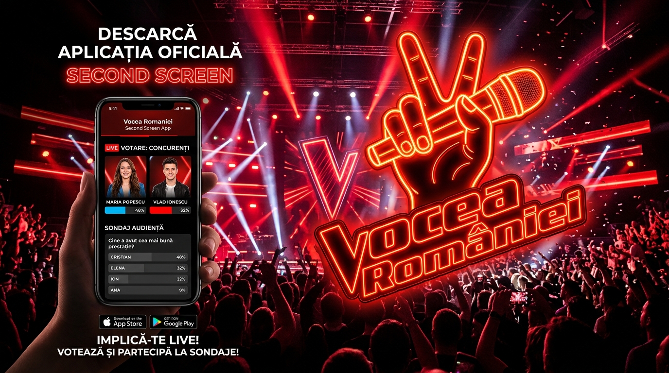 Voice of Romania second screen app